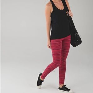 LULULEMON full length boom juice striped legging 2